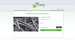Desktop Screenshot of kabel.teqport.com